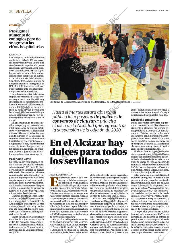 ABC SEVILLA 05-12-2021 página 20