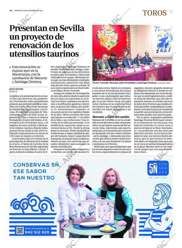 ABC SEVILLA 05-12-2021 página 71