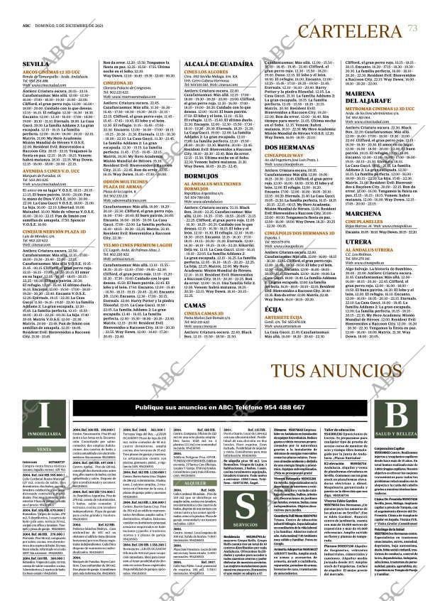 ABC SEVILLA 05-12-2021 página 73