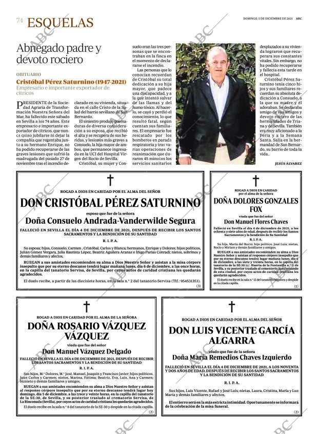 ABC SEVILLA 05-12-2021 página 74