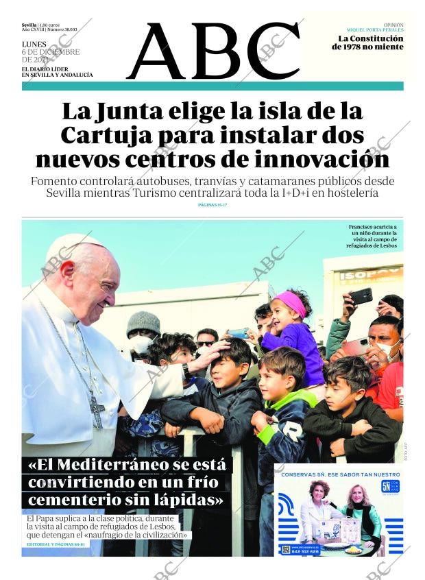 ABC SEVILLA 06-12-2021 página 1