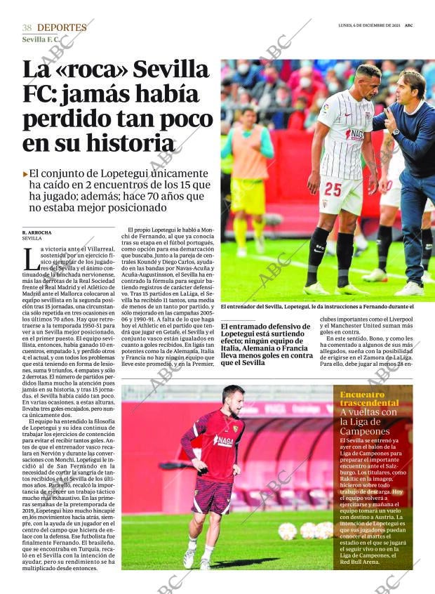 ABC SEVILLA 06-12-2021 página 38