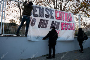 Manifestación en contra de la aplicación del 25% del castellano