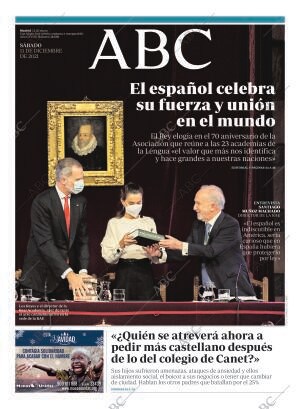 ABC MADRID 11-12-2021 página 1