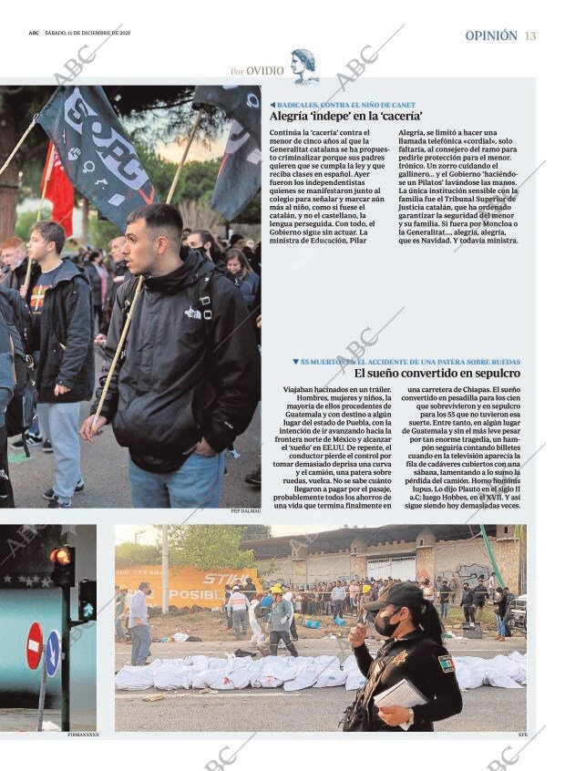 ABC MADRID 11-12-2021 página 13