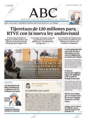 ABC MADRID 11-12-2021 página 2