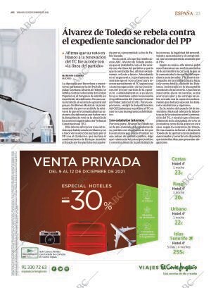 ABC MADRID 11-12-2021 página 23