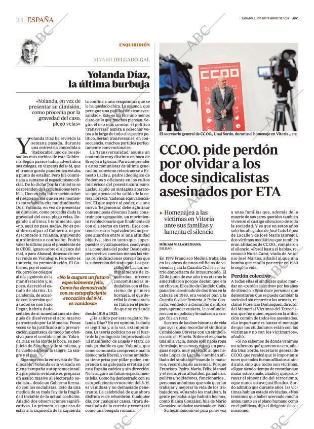 ABC MADRID 11-12-2021 página 24