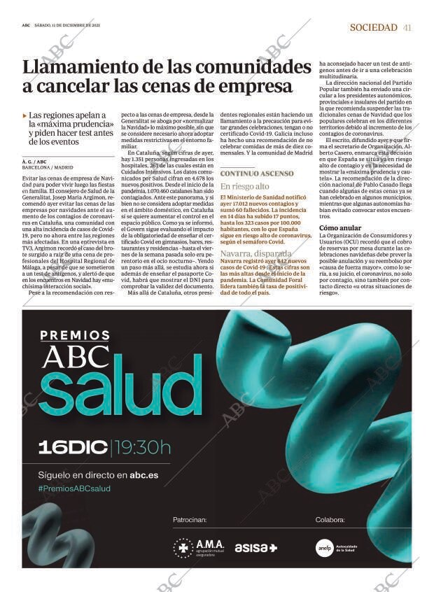 ABC MADRID 11-12-2021 página 41