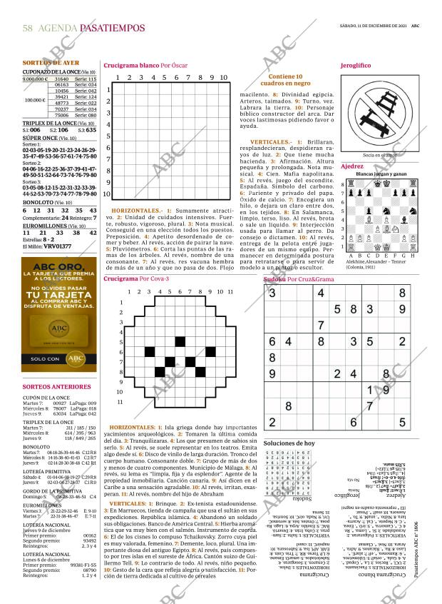 ABC MADRID 11-12-2021 página 58