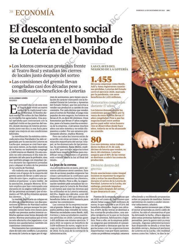 ABC MADRID 12-12-2021 página 38