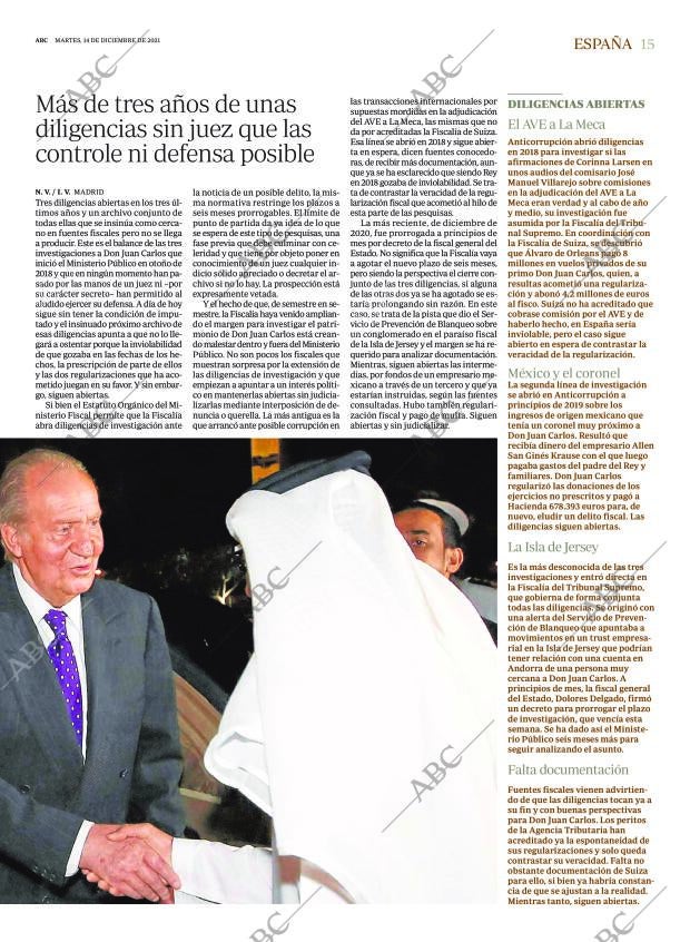 ABC MADRID 14-12-2021 página 15