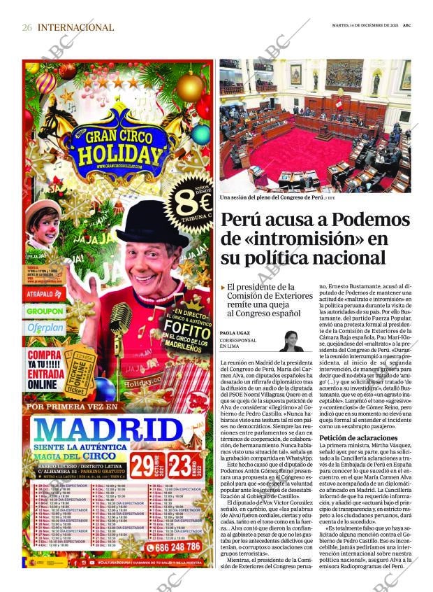 ABC MADRID 14-12-2021 página 26