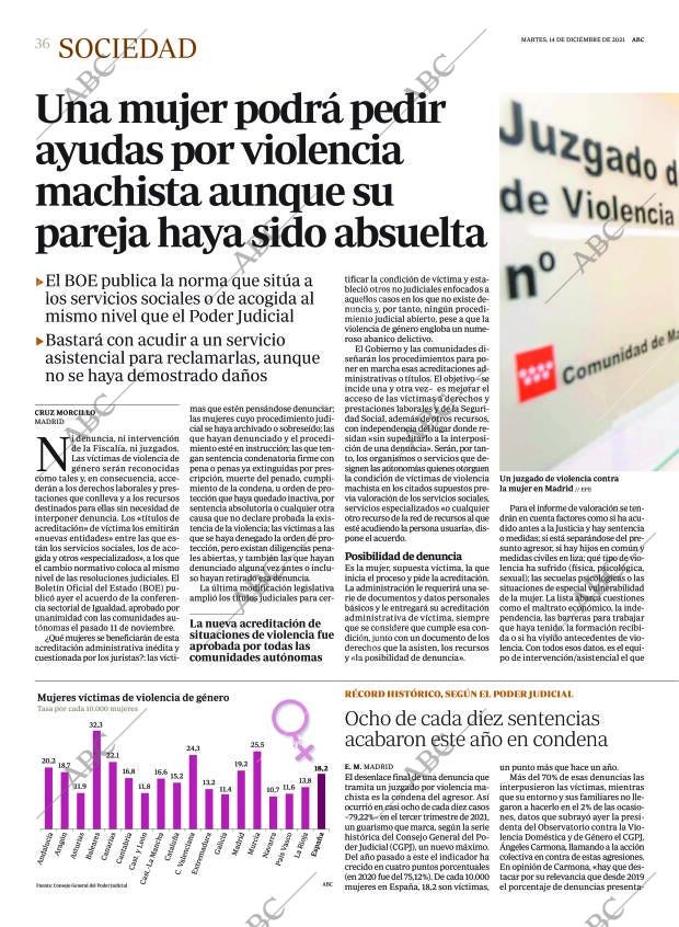 ABC MADRID 14-12-2021 página 36