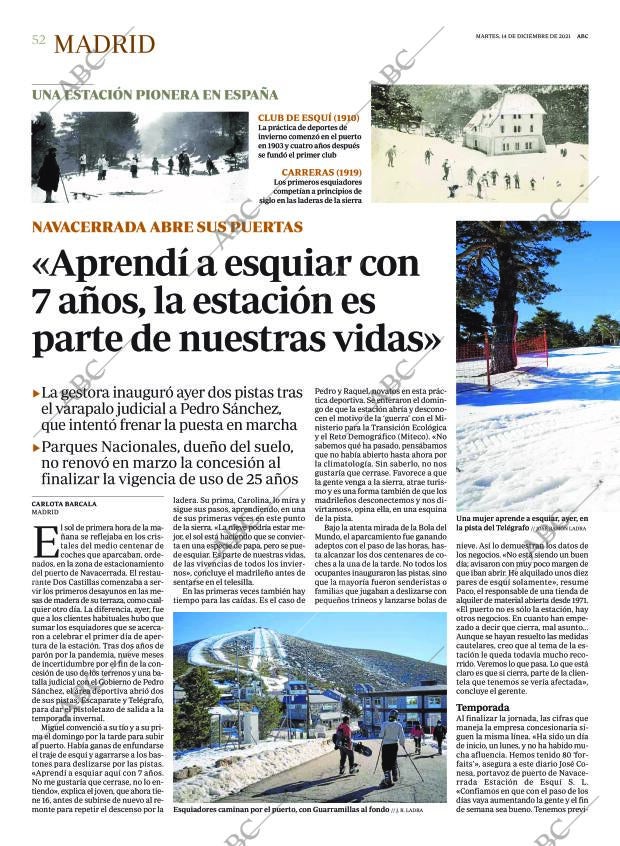 ABC MADRID 14-12-2021 página 52
