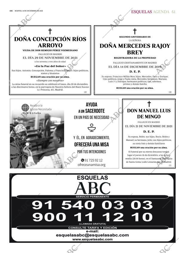 ABC MADRID 14-12-2021 página 61