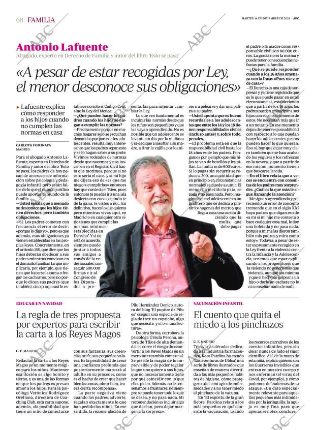 ABC MADRID 14-12-2021 página 68