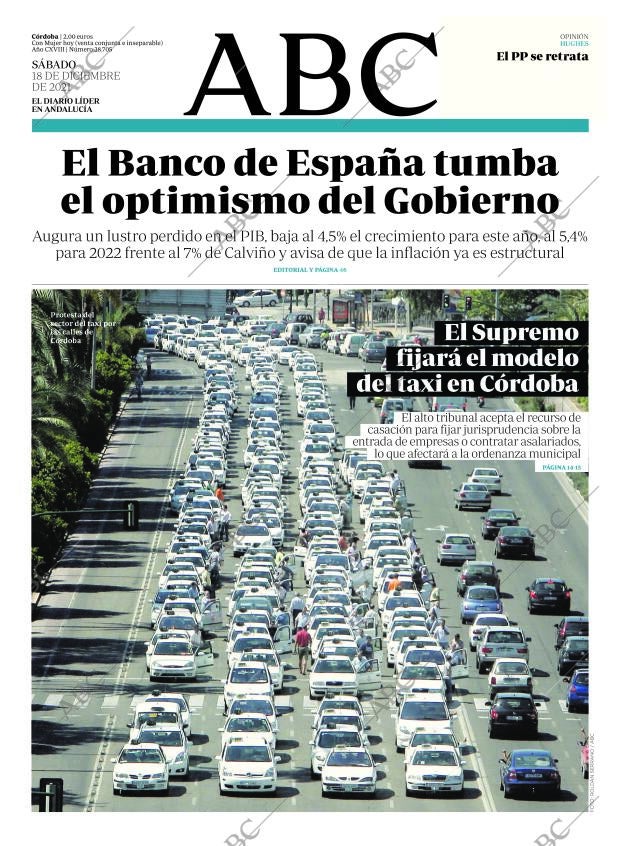 ABC CORDOBA 18-12-2021 página 1