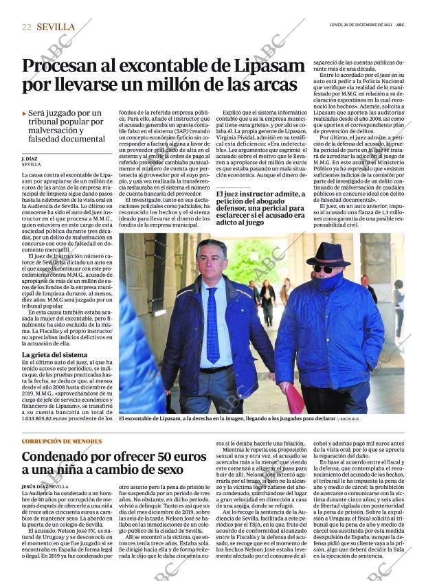 ABC SEVILLA 20-12-2021 página 22