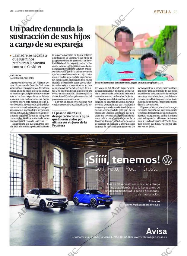 ABC SEVILLA 21-12-2021 página 23