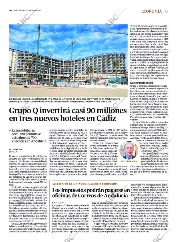ABC SEVILLA 21-12-2021 página 45