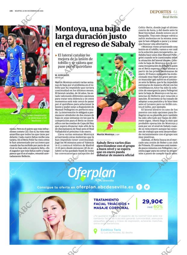 ABC SEVILLA 21-12-2021 página 61