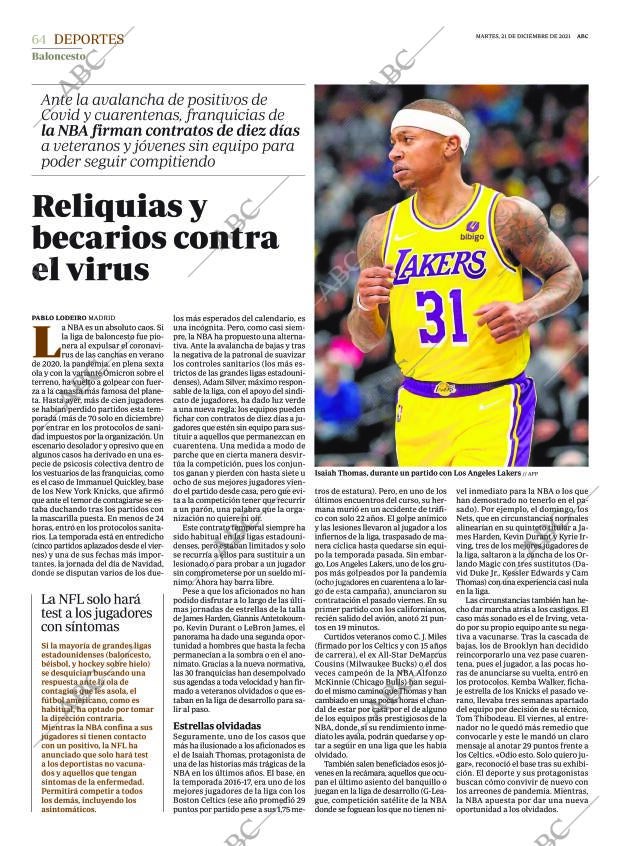 ABC SEVILLA 21-12-2021 página 64