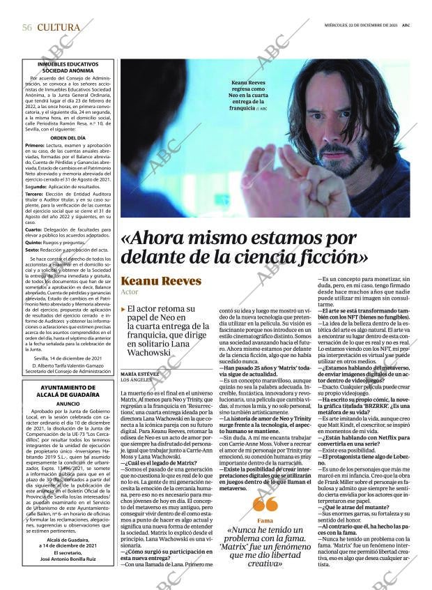 ABC SEVILLA 22-12-2021 página 56