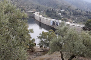 Reportaje embalse, sequia, presa, pantano de Guadalmellato