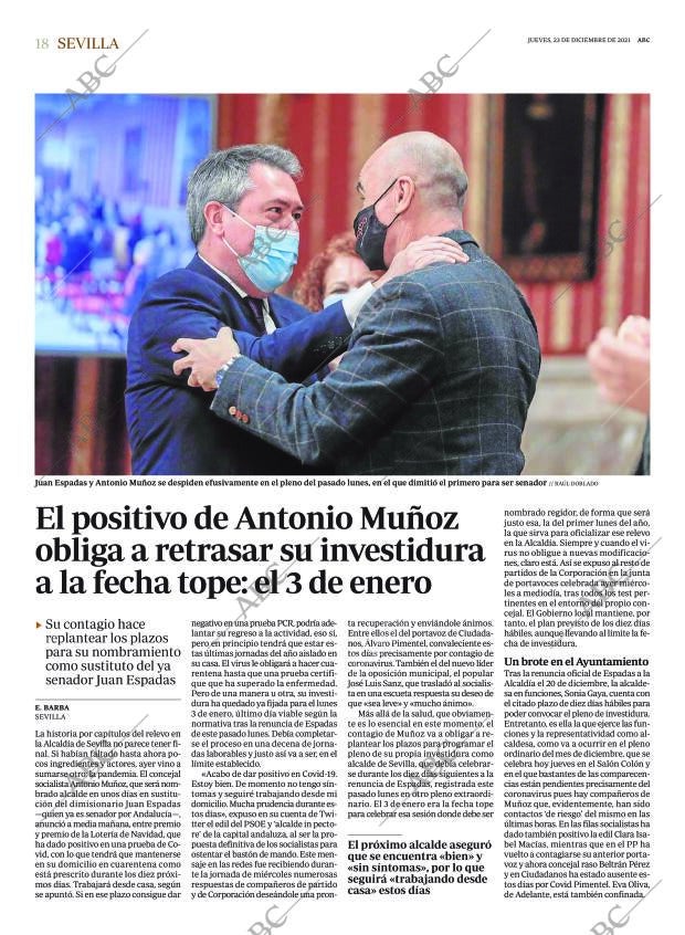 ABC SEVILLA 23-12-2021 página 18