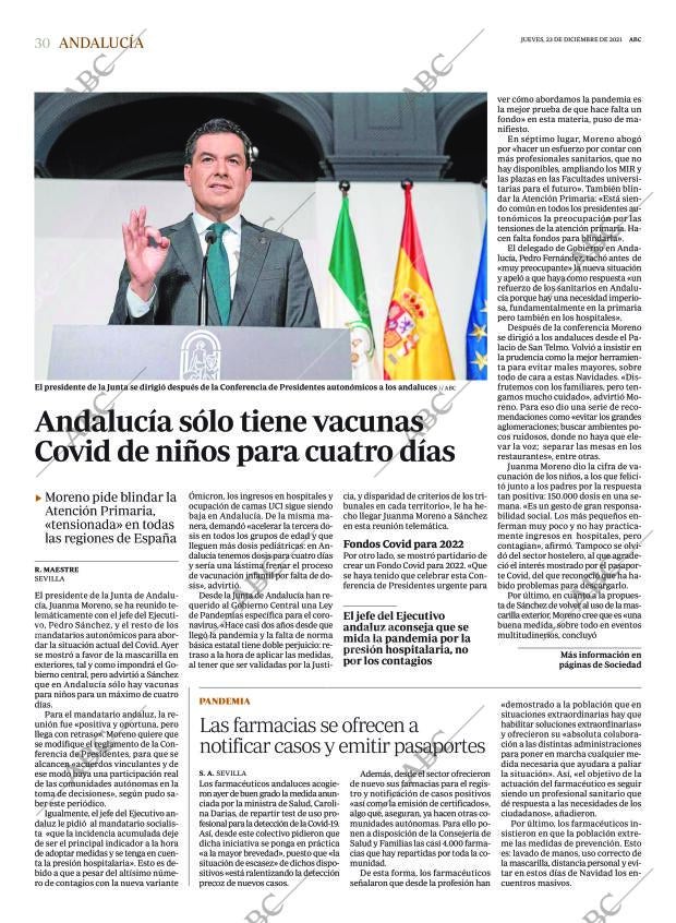 ABC SEVILLA 23-12-2021 página 30