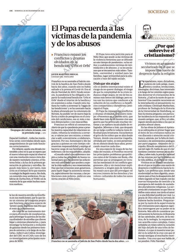 ABC MADRID 26-12-2021 página 45
