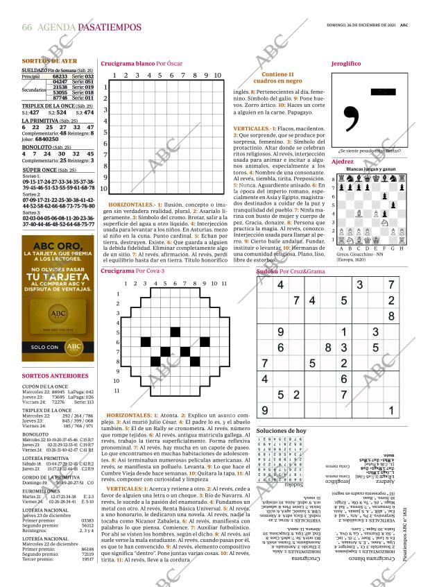 ABC MADRID 26-12-2021 página 66