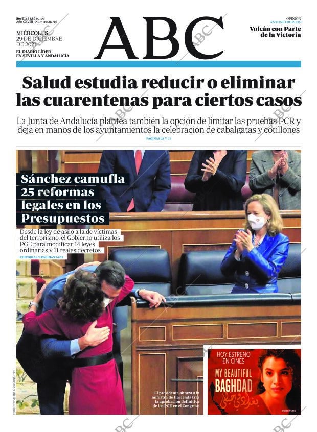 ABC SEVILLA 29-12-2021 página 1