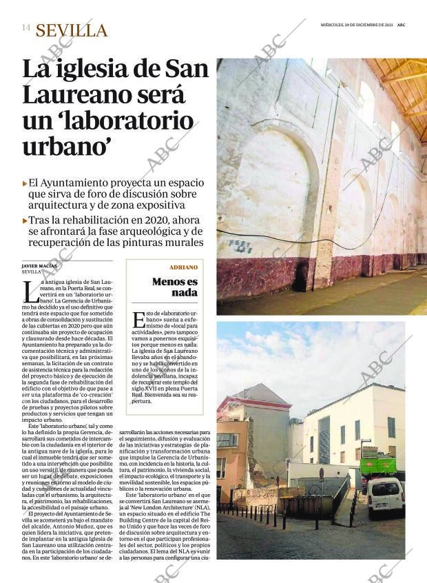 ABC SEVILLA 29-12-2021 página 14