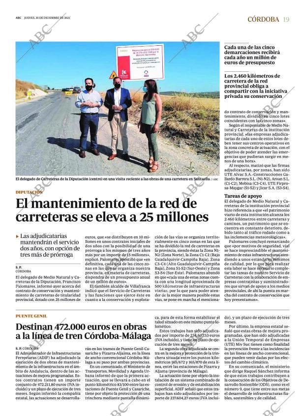 ABC CORDOBA 30-12-2021 página 19