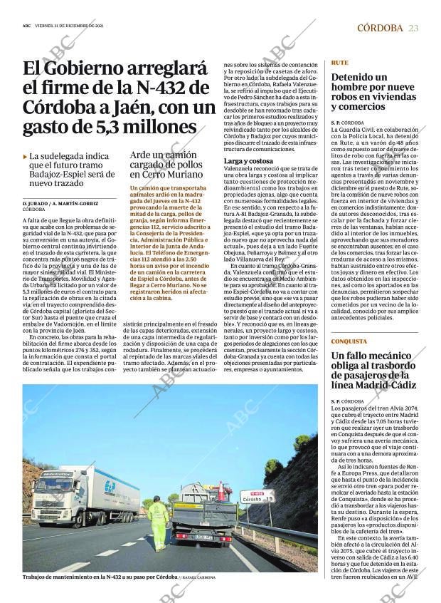 ABC CORDOBA 31-12-2021 página 23