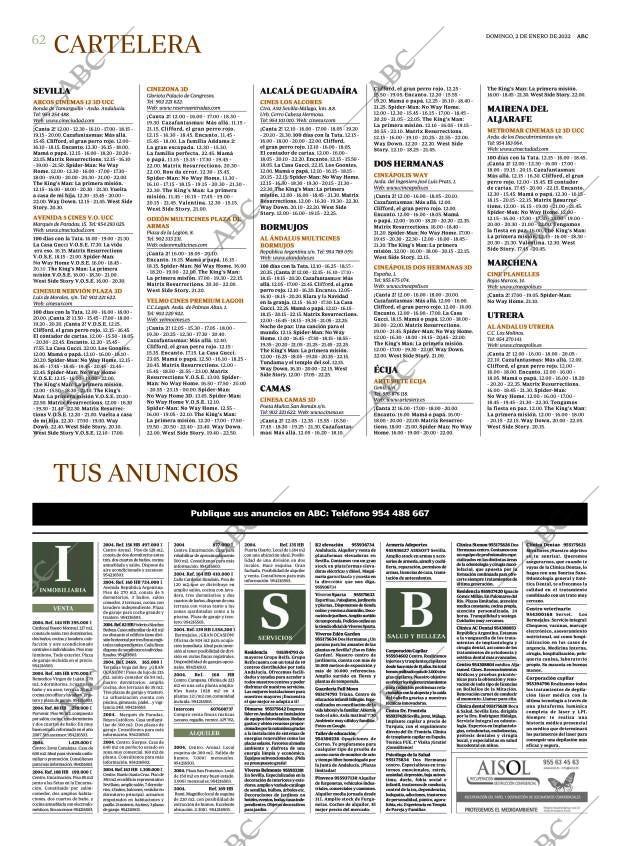 ABC SEVILLA 02-01-2022 página 62