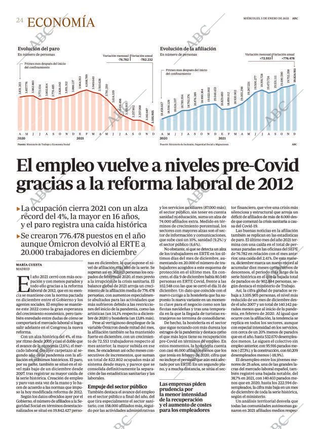 ABC MADRID 05-01-2022 página 24