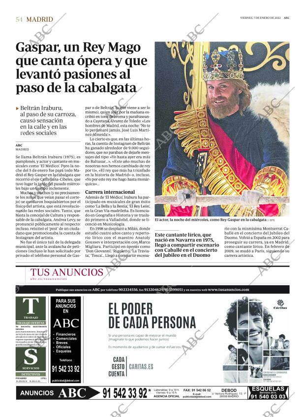ABC MADRID 07-01-2022 página 54