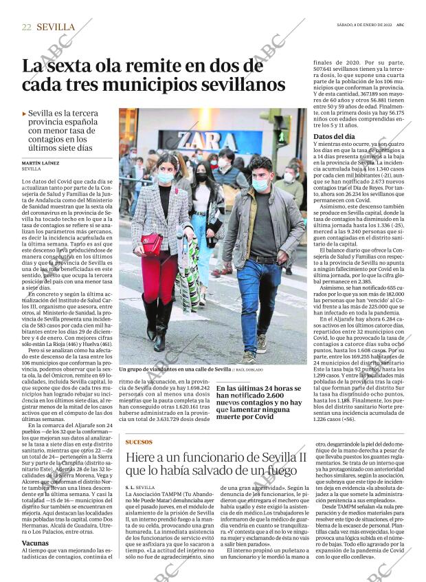 ABC SEVILLA 08-01-2022 página 22