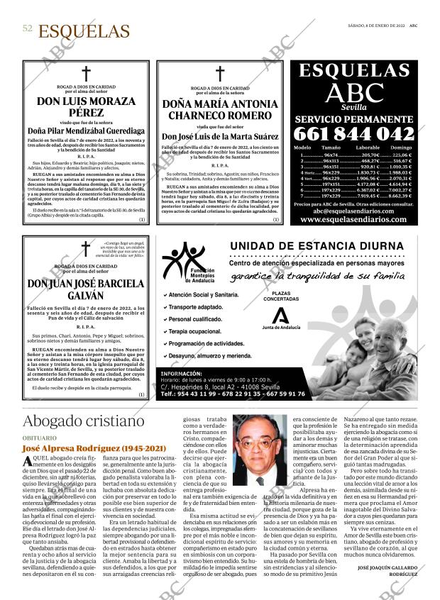 ABC SEVILLA 08-01-2022 página 52