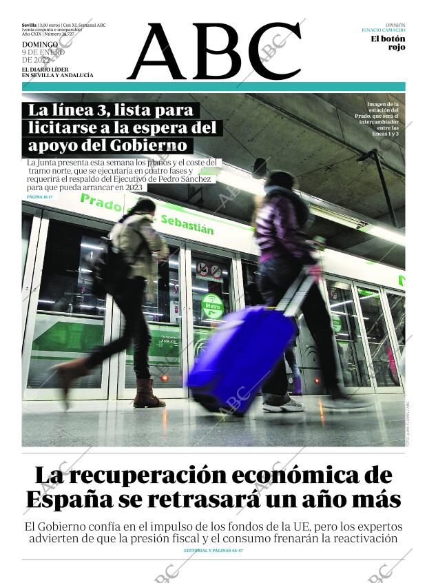 ABC SEVILLA 09-01-2022 página 1