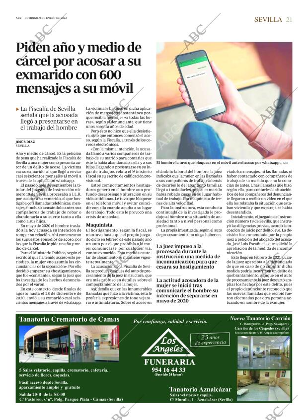 ABC SEVILLA 09-01-2022 página 21
