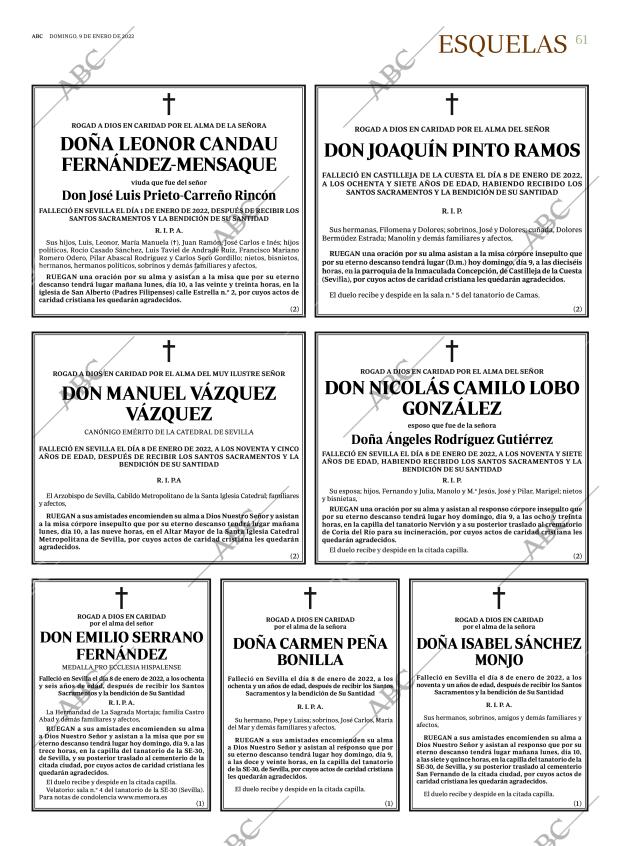 ABC SEVILLA 09-01-2022 página 61
