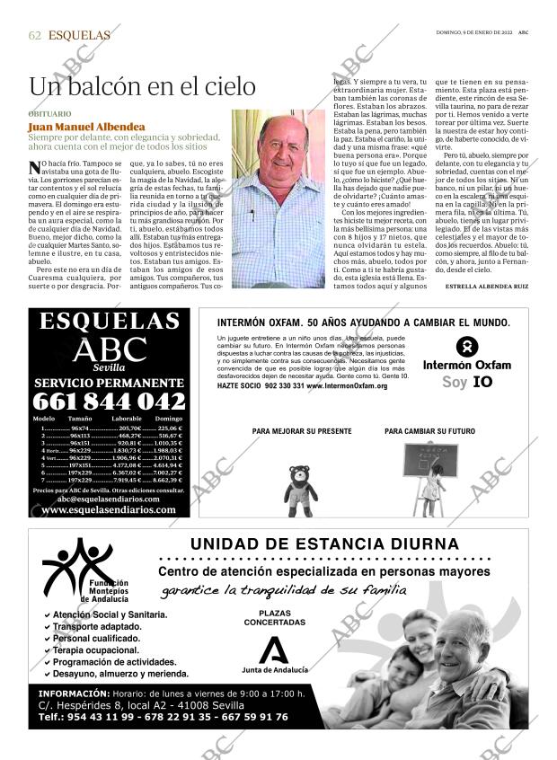 ABC SEVILLA 09-01-2022 página 62