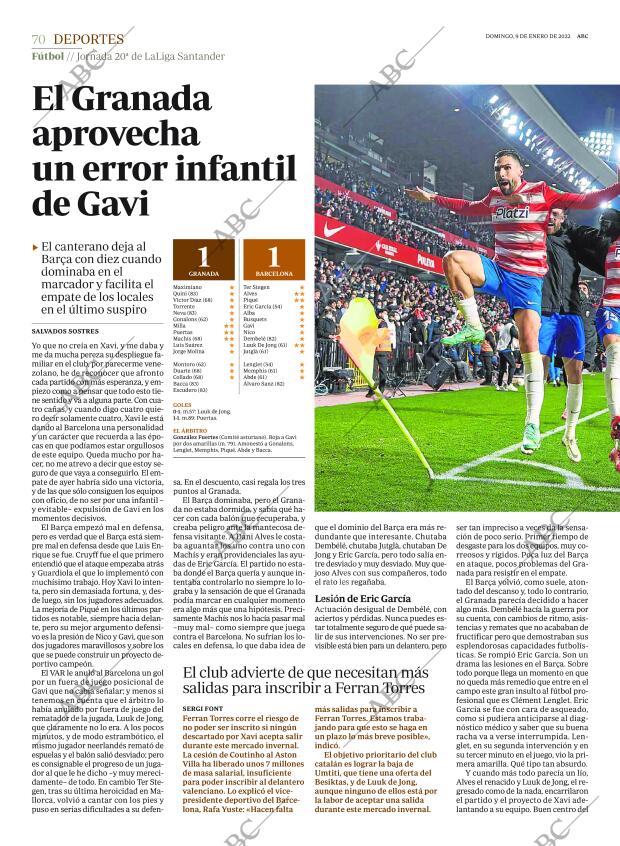 ABC SEVILLA 09-01-2022 página 70