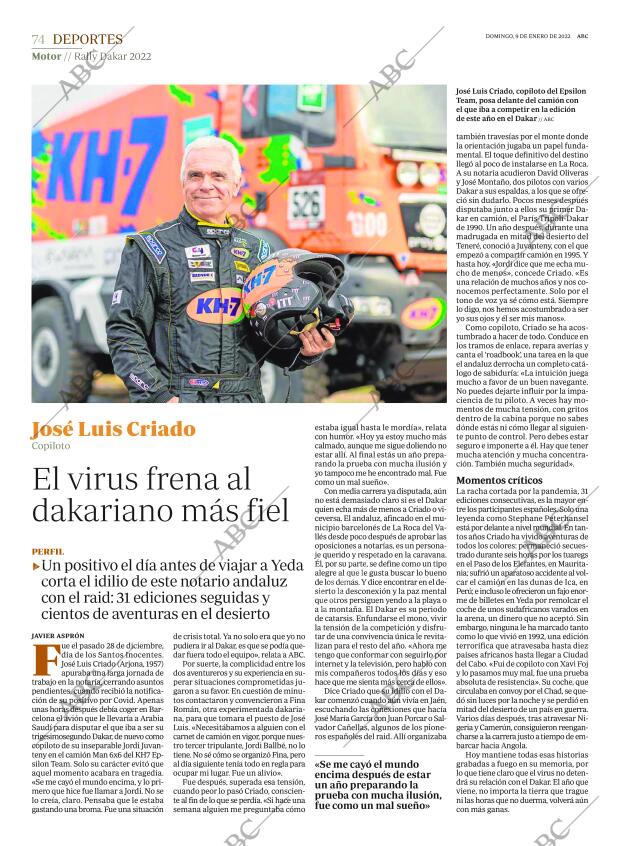 ABC SEVILLA 09-01-2022 página 74