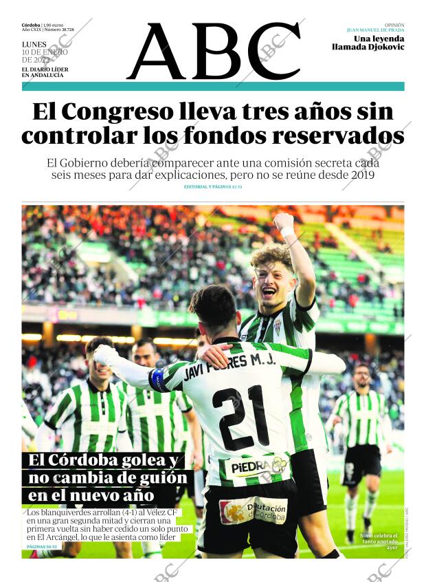 ABC CORDOBA 10-01-2022 página 1