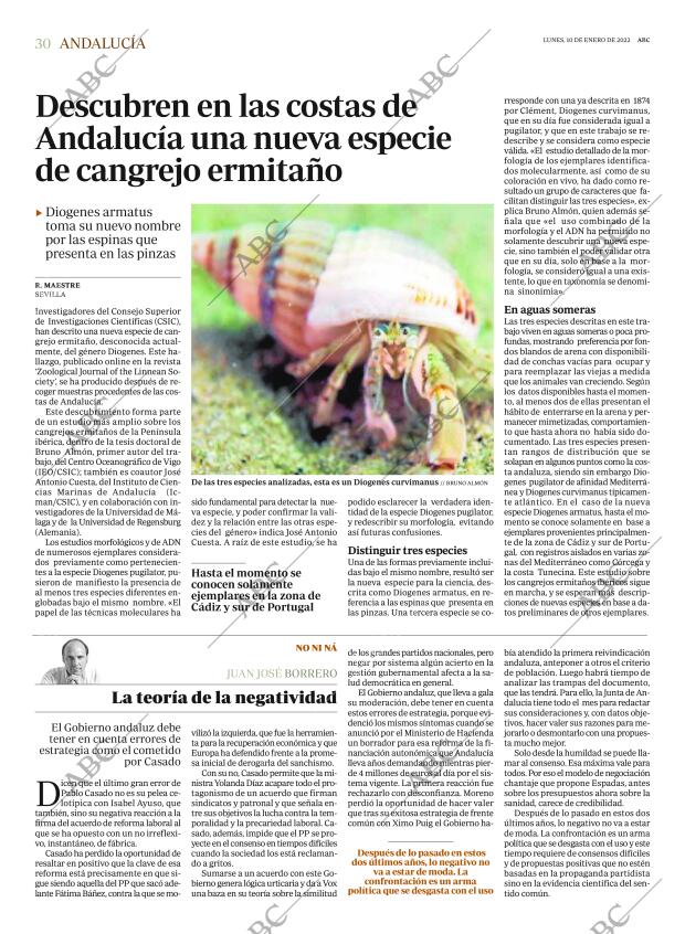 ABC CORDOBA 10-01-2022 página 30
